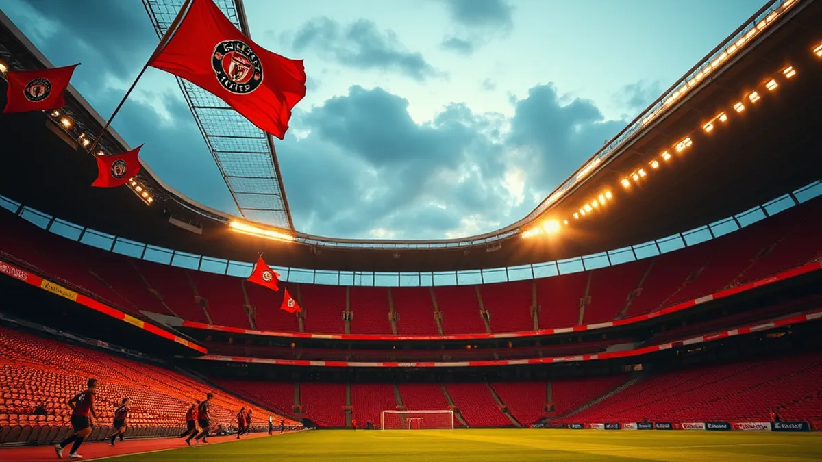 El Ritual de los Aficionados Bermellones en el Estadio
