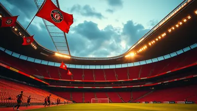 El Ritual de los Aficionados Bermellones en el Estadio